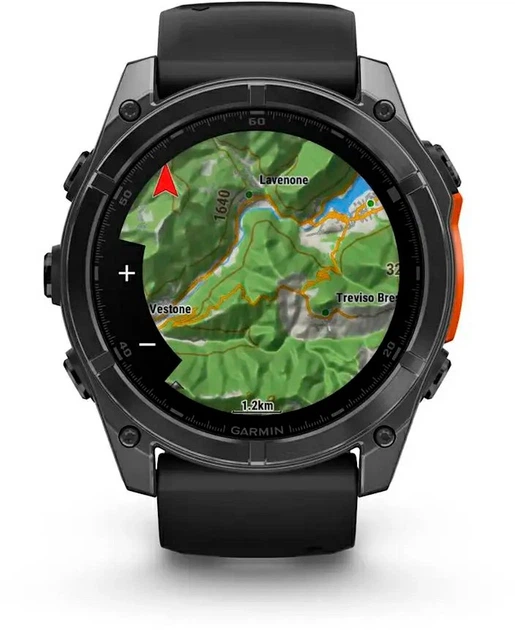 Смарт-годинник Garmin Fenix 8 51mm AMOLED Slate Gray with Black Silicone Band (010-02905-00) - Фото 9 Смарт-годинник Garmin Fenix 8 51mm AMOLED Slate Gray with Black Silicone Band (010-02905-00) - зображення 9