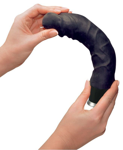 Черный вибратор You2Toys Nature Skin Big Vibe Black (05316000000000000) - изображение 2
