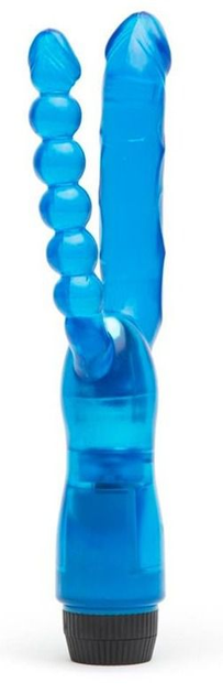 Двойной вибратор Seven Creation Xcel Double Penetrating Vibrator цвет голубой (10296008000000000) - изображение 4
