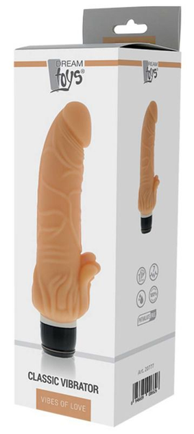 Вибромассажер Silicone Classic 7 Vibrator цвет телесный (15350026000000000) - изображение 2