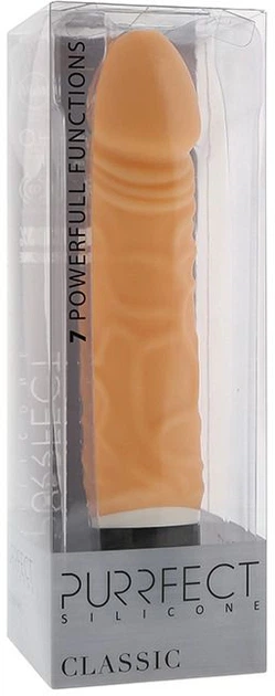 Вибромассажер Dreamtoys Purrfect Silicone Classic 6.5 inch цвет телесный (15349026000000000) - изображение 3