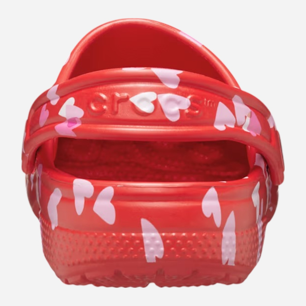 Chodaki dziecięce dla dziewczynki Crocs Classic Vday Clog Kids 209754-6ZR 33-34 (J24) Czerwone (198445107894) - obraz 5