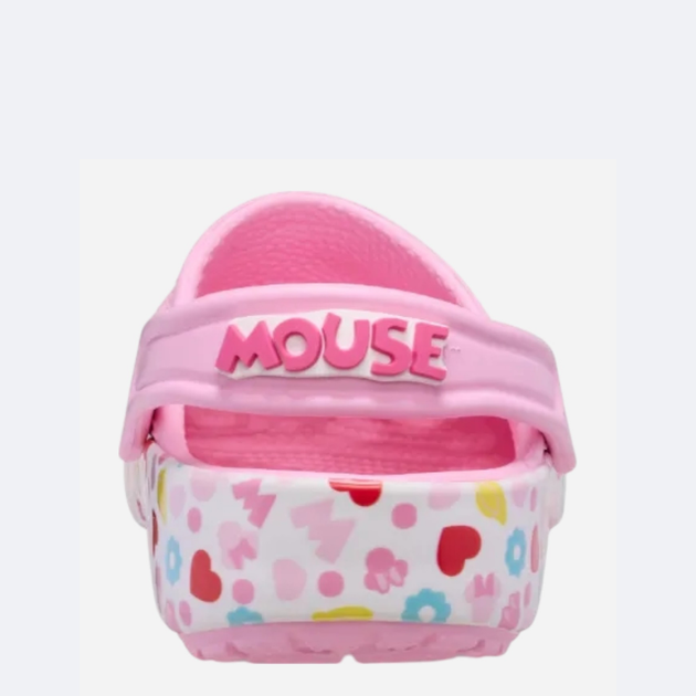 Дитячі крокси-сабо для дівчинки Crocs Classic Mickey Minnie Friends Clog Kids T 210894-90H 27-28 (C10) Рожеві (198445132766) - зображення 6