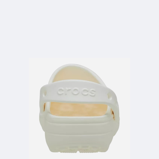 Дитячі крокси для дівчинки Crocs Classic Floral Cut Out Clog Kids 210943-0WV 30-31 (C13) Білі (198445118357) - зображення 6