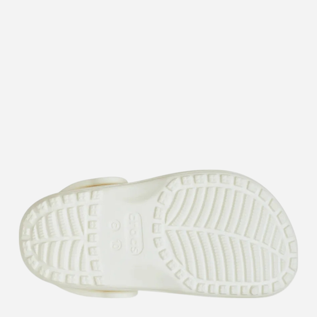 Дитячі крокси-сабо для дівчинки Crocs Classic Floral Cut Out Clog Kids T 210944-0WV 24-25 (C8) Білі (198445118654) - зображення 4