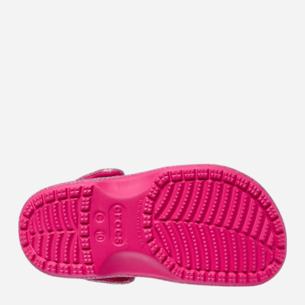 Підліткові крокси для дівчинки Crocs Classic Iridescent Glitter Clog Kids 210986-6ZQ 34-35 (J35) Рожеві (198445120855) - зображення 6