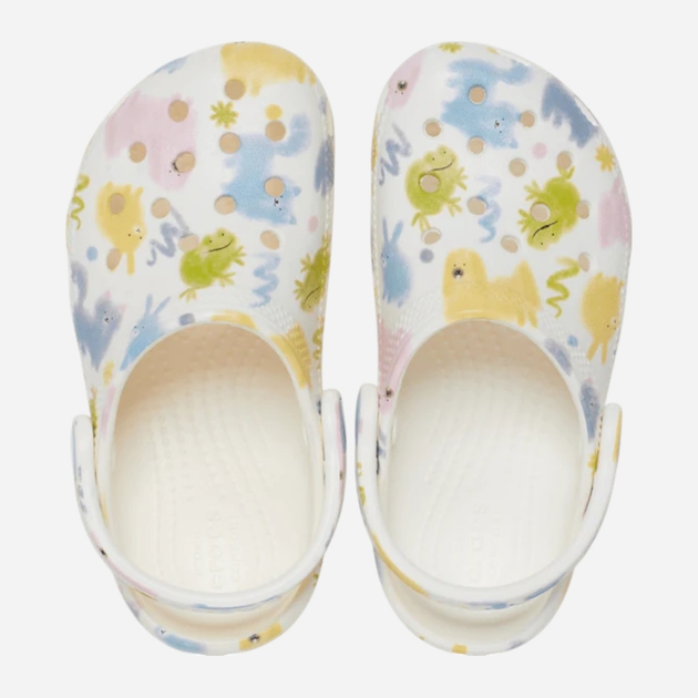 Дитячі крокси-сабо для дівчинки Crocs Classic Pastel Pets Clog Kids T 210989-0WV 23-24 (C7) Різнокольорові (198445121029) - зображення 4