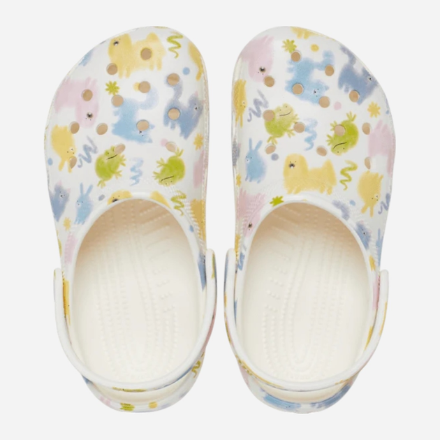 Підліткові крокси-сабо для дівчинки Crocs Classic Pastel Pets Clog Kids 210995-0WV 36-37 (J46) Різнокольорові (198445123306) - зображення 4