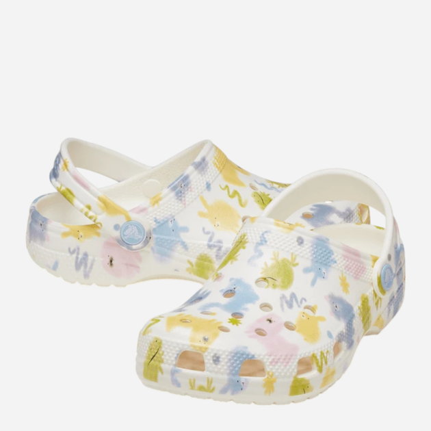 Chodaki młodzieżowe dziewczęce Crocs Classic Pastel Pets Clog Kids 210995-0WV 38-39 (J68) Wielobarwne (198445123320) - obraz 3