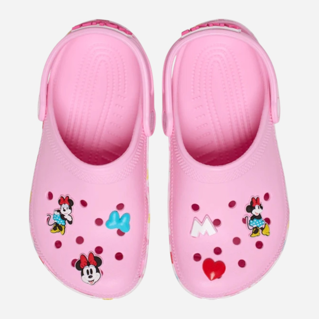 Chodaki dziecięce dla dziewczynki Crocs Classic Mickey Minnie Friends Clog Kids 211147-90H 32-33 (J13) Różowe (198445136160) - obraz 4