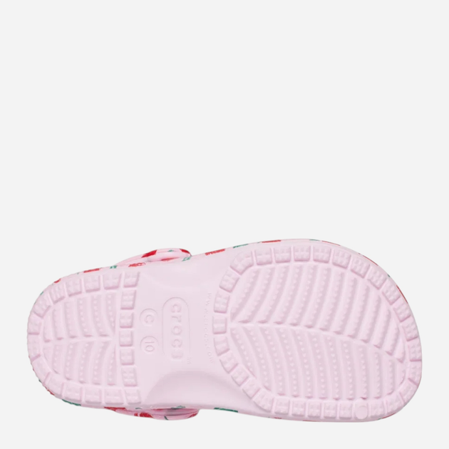 Дитячі крокси-сабо для дівчинки Crocs Classic Fresh Fruits Clog Kids T 211170-6ZW 27-28 (C10) Рожеві (198445126680) - зображення 4