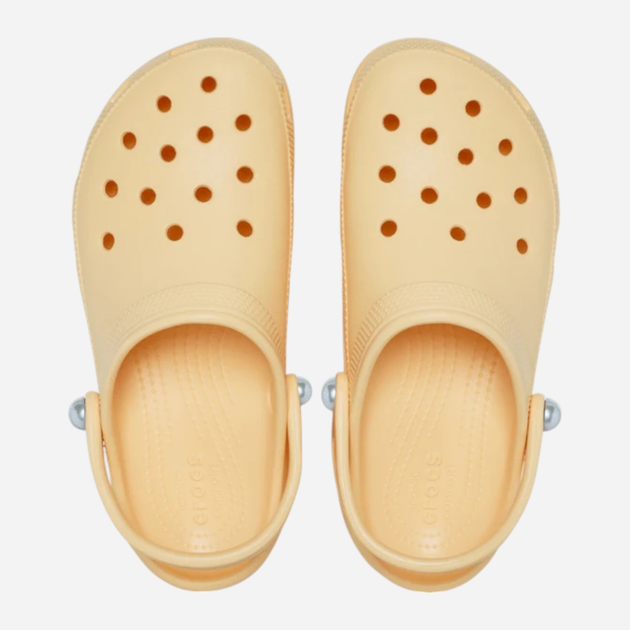 Chodaki damskie Crocs Classic Platform Pearl Clog 211231-78Z 37-38 (W7) Żółte (198445137402) - obraz 4