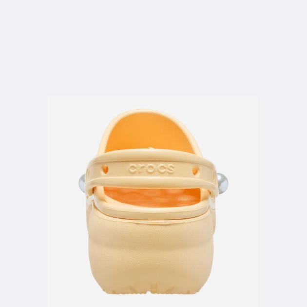 Chodaki damskie Crocs Classic Platform Pearl Clog 211231-78Z 36-37 (W6) Żółte (198445137396) - obraz 5
