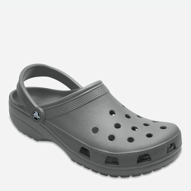 Жіночі крокси Crocs Classic 10001-0DA 37.5 (M05/W07) Темно-сірі (191448101753) - зображення 3