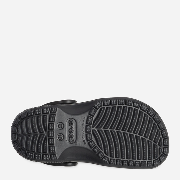 Chodaki chłopięce Crocs Classic Kids Clog T 206990-001 22-23 (C6) Czarne (191448732865) - obraz 5
