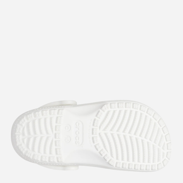 Chodaki dziecięce Crocs Classic Kids Clog T 206990-100 24-25 (C8) Białe (191448733022) - obraz 6