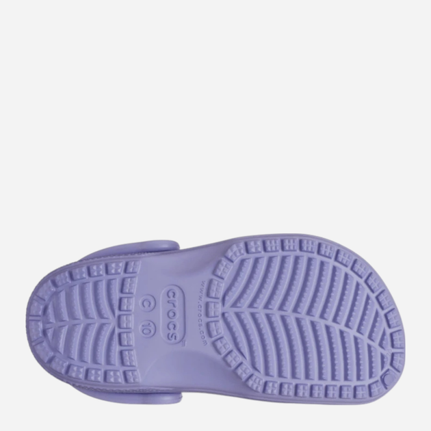 Дитячі крокси-сабо для дівчинки Crocs Classic Kids Clog T 206990-5BN 22-23 (C6) Фіолетові (198445102769) - зображення 6
