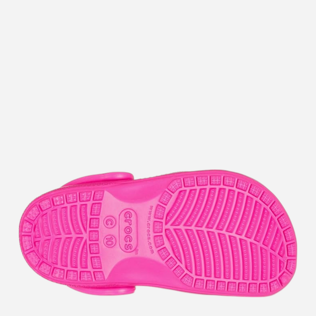 Chodaki dziecięce dla dziewczynki Crocs Classic Kids Clog T 206990-6TW 22-23 (C6) Jasnoróżowe (196265747023) - obraz 5