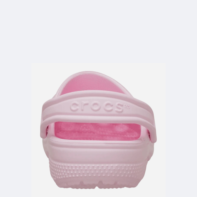 Дитячі крокси-сабо для дівчинки Crocs Classic Kids Clog T 206990-6ZW 22-23 (C6) Блідо-рожеві (198445102905) - зображення 5