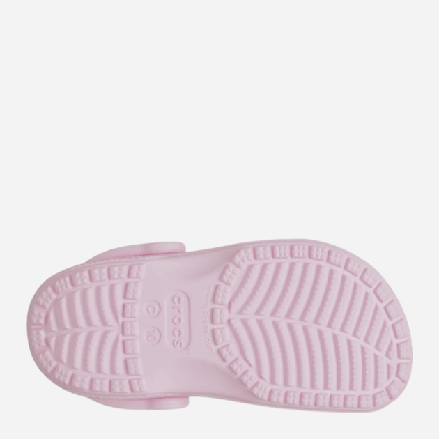 Дитячі крокси-сабо для дівчинки Crocs Classic Kids Clog T 206990-6ZW 25-26 (C9) Блідо-рожеві (198445102936) - зображення 6