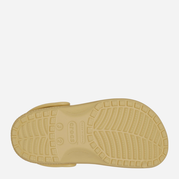 Chodaki młodzieżowe chłopięce Crocs Classic Kids Clog K 206991-209 36-37 (J46) Beżowe (196265875887) - obraz 6