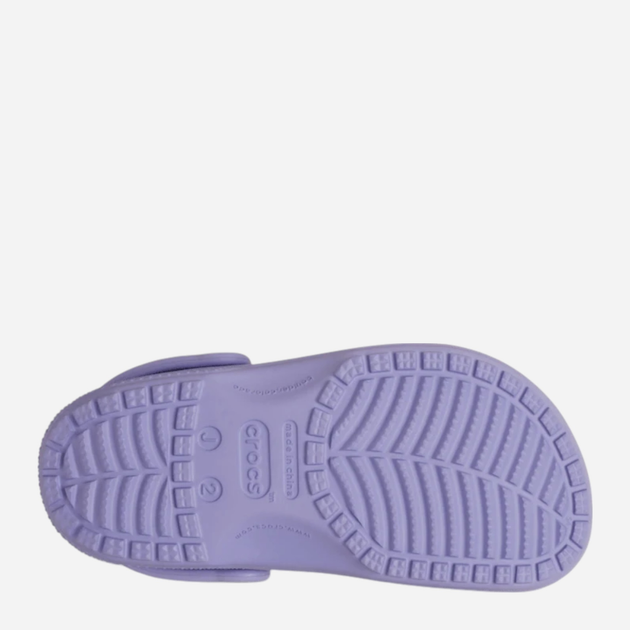 Дитячі крокси-сабо для дівчинки Crocs Classic Kids Clog K 206991-5BN 33-34 (J24) Фіолетові (198445103056) - зображення 6