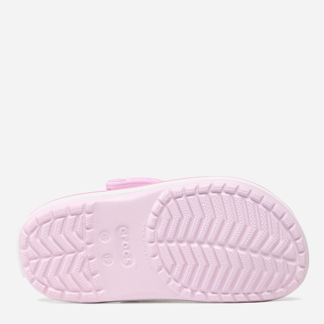 Дитячі крокси-сабо для дівчинки Crocs Crocband Kids Clog 207006-6GD 30-31 (C13) Світло-рожеві (191448740136) - зображення 7