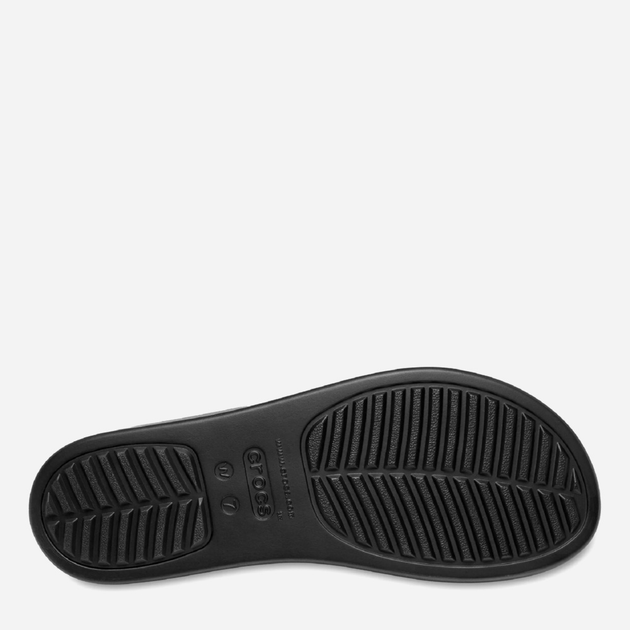 Klapki damskie na platformie Crocs Brooklyn Low Wedge Sandal W 207431-001 37-38 (W7) Czarne (191448919310) - obraz 6
