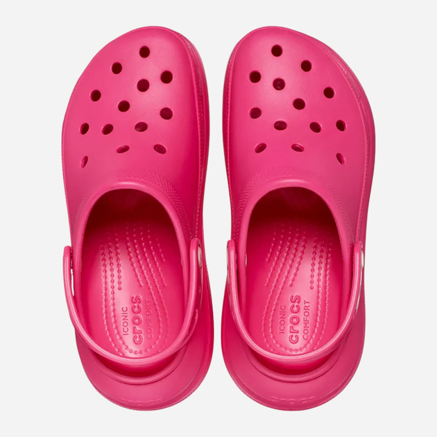Жіночі крокси Crocs Classic Crush Clog 207521-6ZQ 39-40 (M7/W9) Рожеві (198445103490) - зображення 3