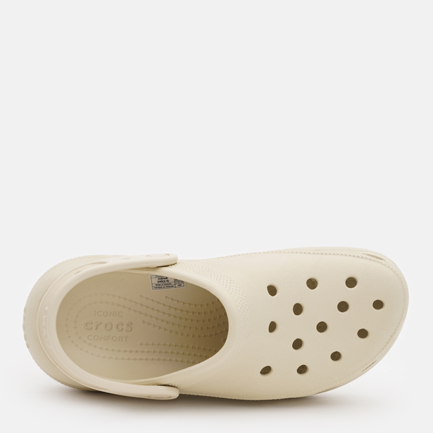Chodaki damskie Crocs Classic Crush Clog 207521-2Y2 36-37 (M4/W6) Beżowe (191448988866) - obraz 5