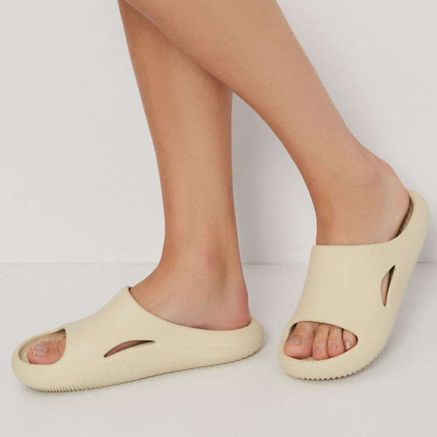 Klapki męskie basenowe Crocs Mellow Recovery Slide 208392-2Y2 41-42 (M8/W10) Beżowe (196265277810) - obraz 7