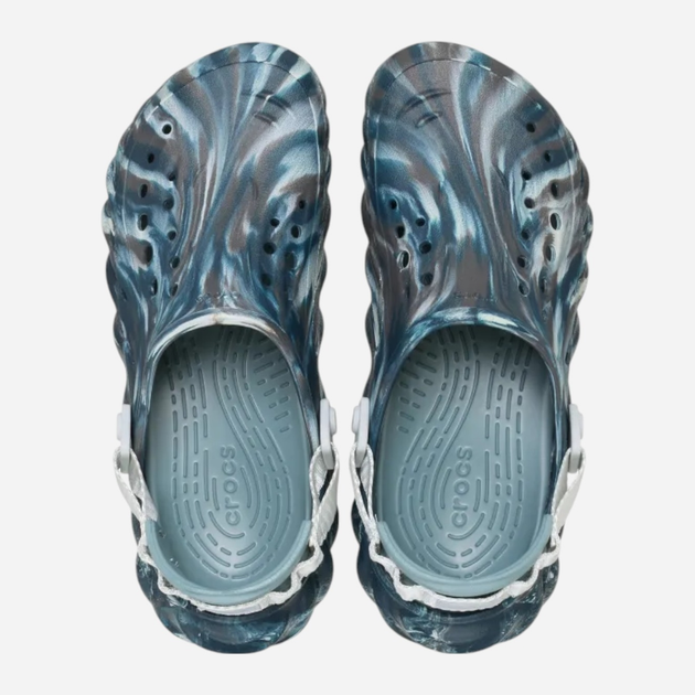 Chodaki męskie Crocs Echo Marbled Clog 208454-0LE 46-47 (M12) Wielobarwne (198445105487) - obraz 5