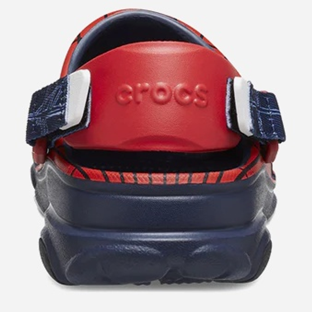 Chodaki młodzieżowe chłopięce Crocs Team Spiderman All Terain Kids Clog 208786-410 34-35 (J35) Czerwony/Granatowy (196265386987) - obraz 4
