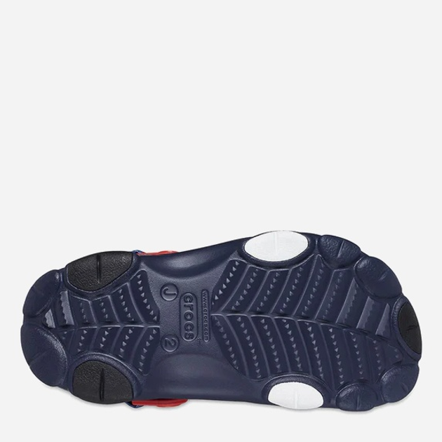 Chodaki chłopięce Crocs Team Spiderman All Terain Kids Clog 208786-410 29-30 (C12) Czerwony/Granatowy (196265386949) - obraz 5