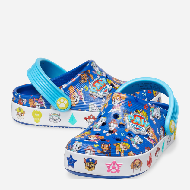 Chodaki chłopięce Crocs Paw Patrol Crocband IV Clog T 208853-425 23-24 Ciemnoniebieskie (196265460182) - obraz 3