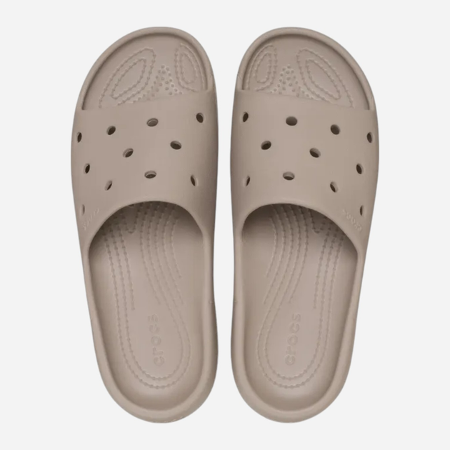 Klapki męskie basenowe Crocs Classic Slide V 209401-214 41-42 (M8/W10) Szare (198445106330) - obraz 5