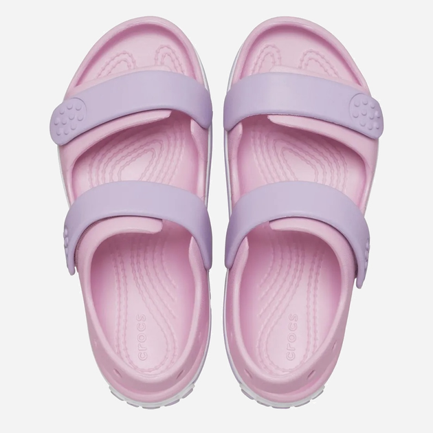 Дитячі сандалії для дівчинки Crocs Crocband Cruiser Sandal Kids 209423-84I 30-31 (C13) Рожеві (196265603756) - зображення 5