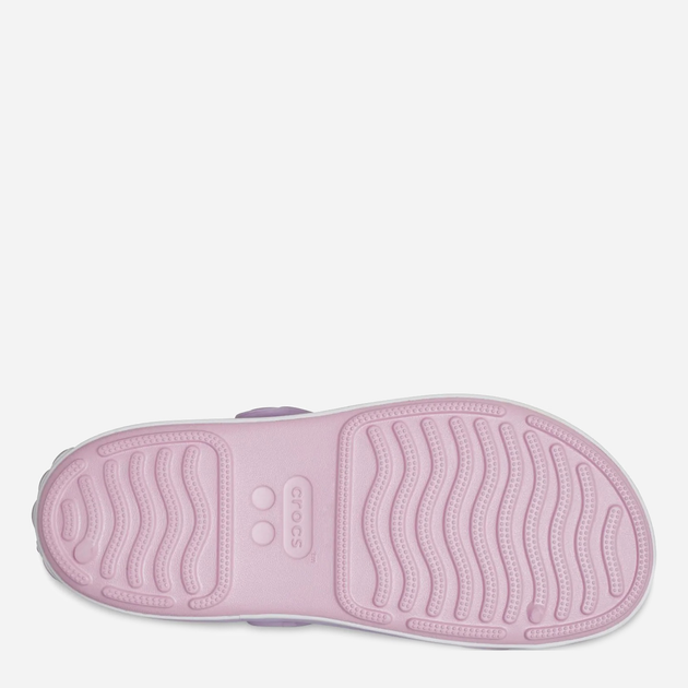 Підліткові сандалії для дівчинки Crocs Crocband Cruiser Sandal Kids 209423-84I 34-35 (J35) Рожеві (196265603787) - зображення 6