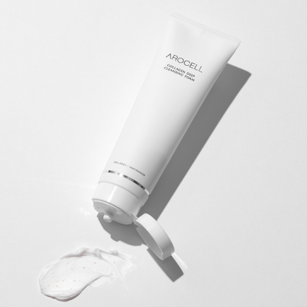 Пенка для глубокой очистки кожи с коллагеном Arocell Collagen Deep Cleansing Foam 120ml - изображение 3