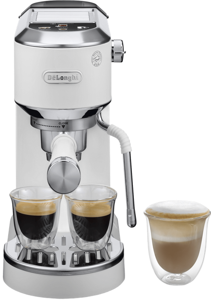 Кавоварка рожкова Delonghi Dedica Duo EC890.WI