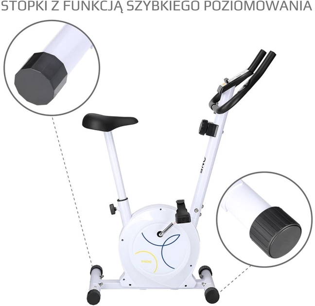 Велотренажер магнітний One Fitness RM8740 White (17-01-297) - зображення 5