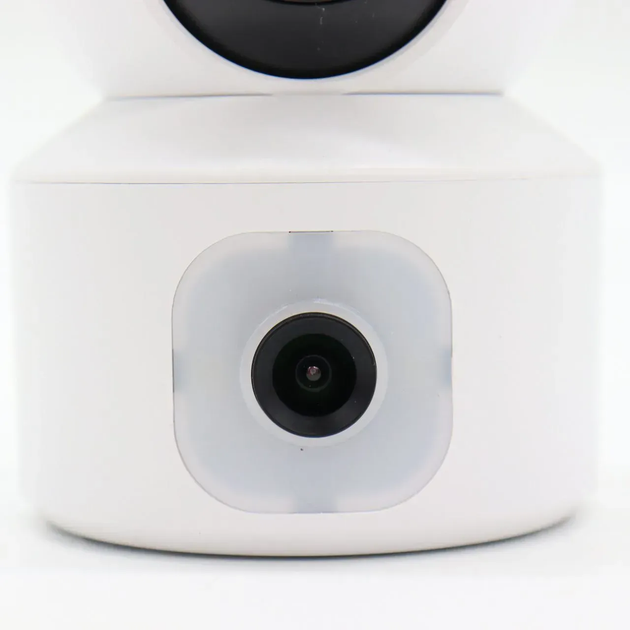 Бездротова WI-FI камера відеоспостереження 4MP, 2 об'єктиви V380 / Поворотна відеоняня (L) - зображення 6