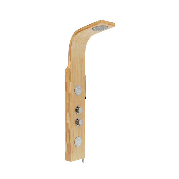 Душевая панель Corsan Bali bamboo хром с термостатом B231TCH - изображение 3