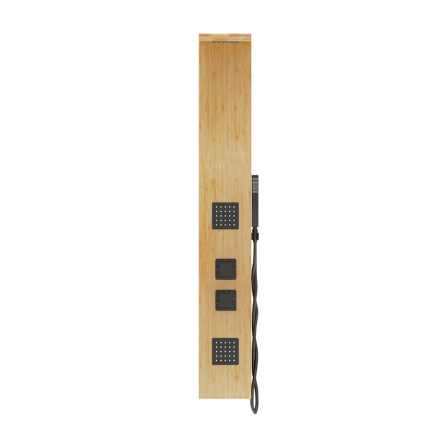Душевая панель Corsan Basti bamboo black с термостатом B002TBL - изображение 2