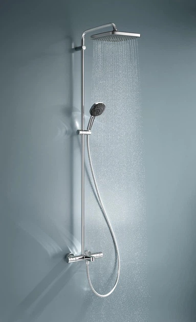 Душова система з термостатом для ванни Grohe QuickFix Vitalio Comfort 250 (26984001) - изображение 7