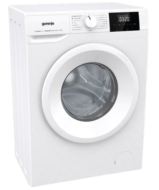 Пральна машина Gorenje WNGPI72SBS/UA 7 кг фронтальна інверторна А+++ - зображення 2