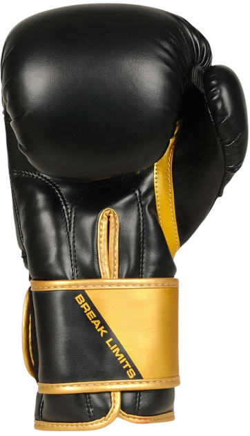 Боксерські рукавички Bushido B-2v10 розмір 8 oz Black/Gold (5904639190147) - зображення 2