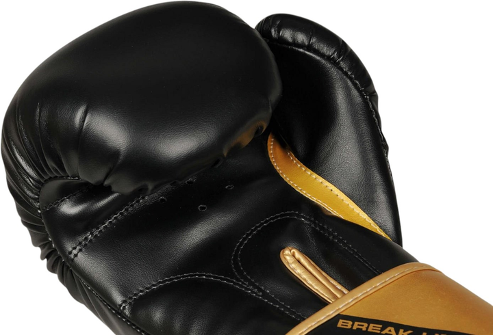 Rękawice bokserskie Bushido B-2v10 rozmiar 12 oz Black/Gold (5902539015911) - obraz 4