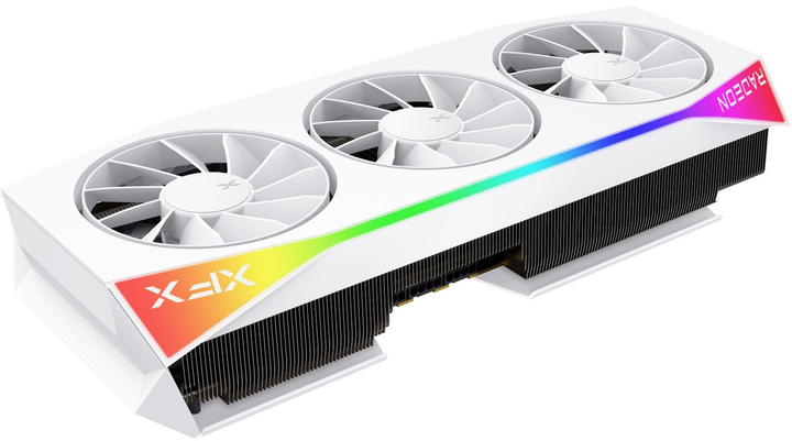 Відеокарта XFX PCI-Ex Radeon RX 9070 XT Mercury White Gaming Edition OC 16GB GDDR6 (256bit) (3100/20000) (1 x HDMI, 3 x DisplayPort) (97TRGBBW9) - зображення 2