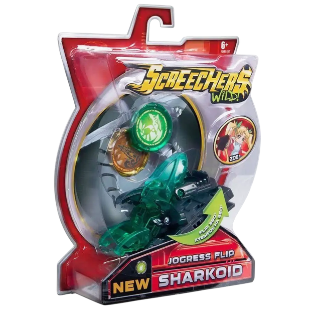 Дикий Скричер Шаркоид (Screechers Wild Sharkoid) Зеленая акула 2 сезон 2 уровень - Фото 6 Дикий Скричер Шаркоид (Screechers Wild Sharkoid) Зеленая акула 2 сезон 2 уровень - изображение 6